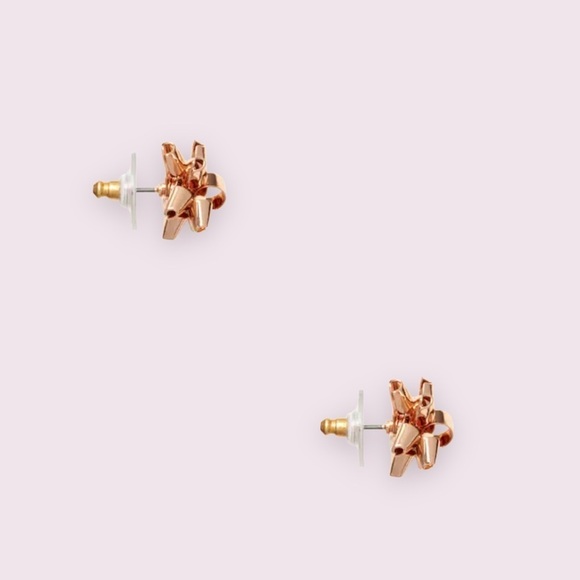 Kate Spade Bourgeois Bow Studs, Rose Gold - Picture 2 of 6